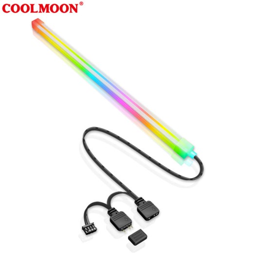 [Vktech] 5V 3Pin 4Pin Flexible Light Bar ARGB AURA SYNC 26LED Light Bar Computer Accessories PC Chassis Strip for ASRock | Lazada PH