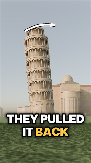 Why the Leaning Tower Wore 600 Tonnes of Lead #Pisa #LeaningTower #Engineering #History #Science