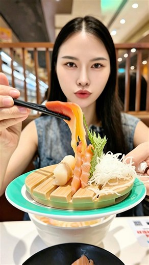 Wasabi & sashimi #jenrecipe #food #vlog