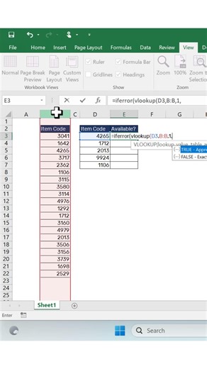 Hide Excel Errors Instantly — IFERROR Explained! #engineeringly #excel