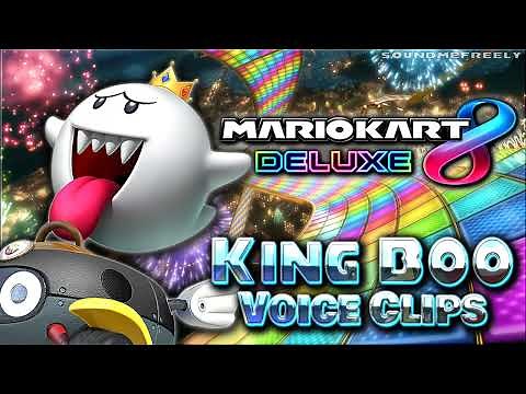 All King Boo Voice Clips • Mario Kart 8 Deluxe • All Voice Lines • Nintendo Switch (Toru Asakawa)