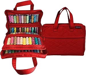 Yazzii Ultimate Thread Organizer 100 Red Storage