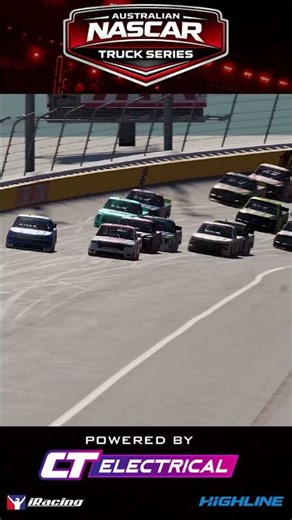 Australian NASCAR | Truck Series | Hackney wins after 3 GWSs #NASCAR #iracing