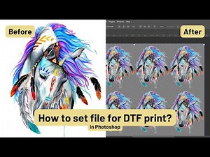 How to set file for DTF print? | DTF printing in 2023 #dtfprinting #dtfprints