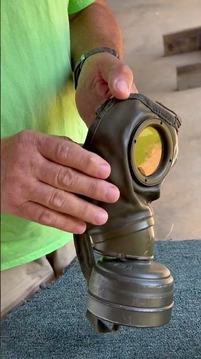 GAS Mask German Army WWII GM30 #youtubeshorts