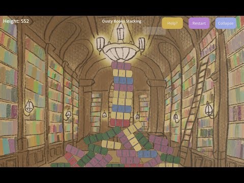 Dusty Books Stacking (Gameplay)