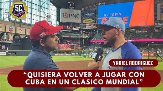 4.8K views · 119 reactions | «Era mi sueño jugar aquí», recordamos esta entrevista con Yariel Rodríguez en exclusiva para SwingCompleto durante su visita al estadio de Houston Astros en MLB 2025 | SwingCompleto | Facebook