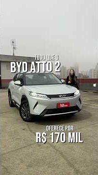 BYD ATTO 2: EVERYTHING THIS HYBRID SUV OFFERS FOR R$ 170,000! 👀 #byd #atto2 #autoesporte #shorts