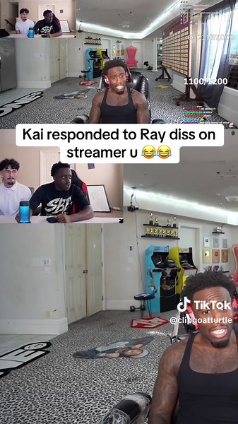 Kai responded to Ray diss on streamer u 😂😂 #streameruniversity #funnymike #suburbbaby #kaicenat