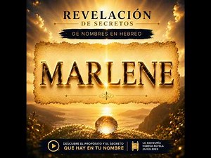 ✨ MARLENE: The hidden secret behind this name