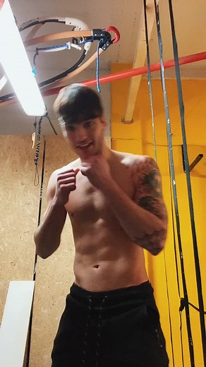 Intense Boxing Workout Routine in a Gym Setting