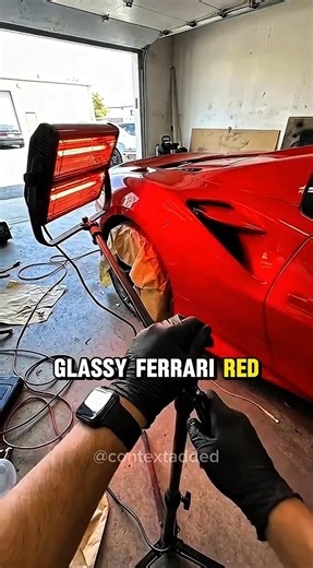 Red Ferrari Restoration