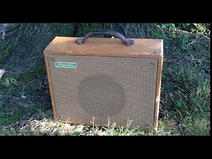 1955 Magnatone Starlet 107 Amp SERVICE & DEMO