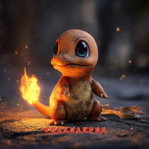 Pokémon Evolution in AI 🔥 Charmander → Mega Charizard X #pokemon #aiart #aianimation