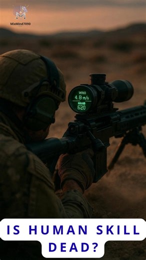 Digital Sniper Scopes: When Accuracy Became Artificial #mixmind7090 #futuretech #militarytech #ai