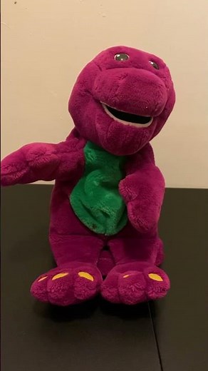 Vintage Barney ActiMates Talking Singing Plush Toy Interactive Microsoft 1997 demo