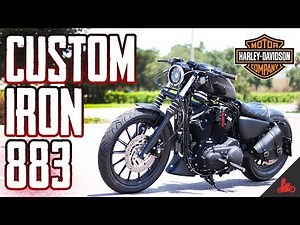 CUSTOM Harley Iron 883 Reveal! 🛠 Giveaway! (S2 Ep10)