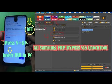 SAMSUNG A10s FRP Bypass 2022 2023​ By #unlocktool