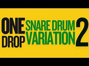 Reggae Drum Lesson: One Drop Snare Variation 2 (Cross Stick) #reggaedrums #drummer #reggaemusic