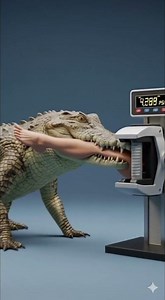 Saltwater Crocodile "Bite Force: 3,700 PSI.The KING of bite force.