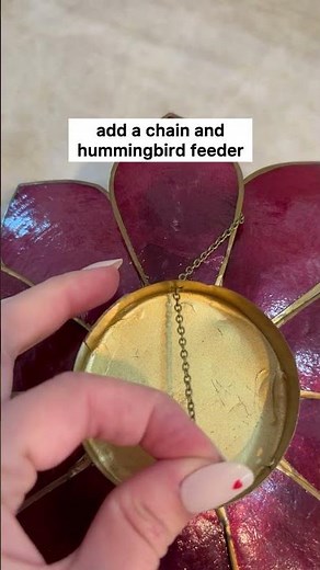 How to make a hummingbird feeder that ISN’T tacky 🌺 😍