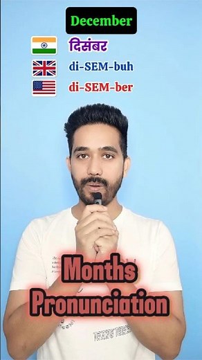 Months in Hindi , British 🇬🇧 & American 🇺🇸 Accent | Learn Natural Pronunciation | English With Vins