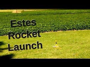 Estes Model Rocket Blast Off