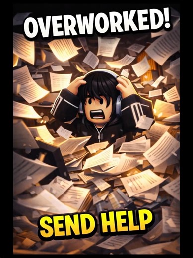 Work Faster = More Work 💀 Roblox Meme