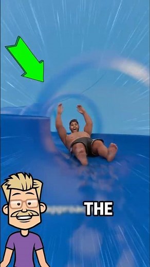 If You Stuck In A Water Slide 😨
