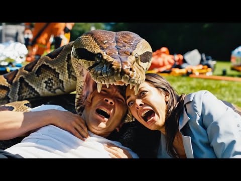 Brave Jogger Saves Helpless Couple from GIANT Python