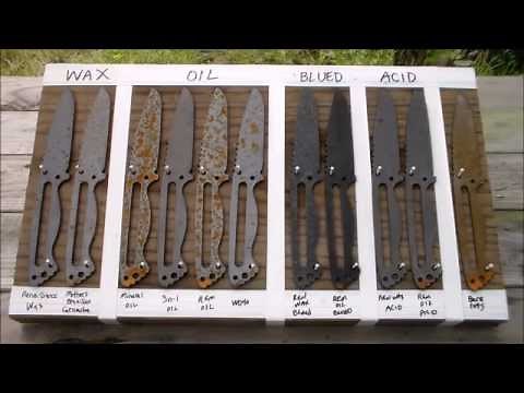 1095 Steel, Corrosion/Rust Test for Knife Makers