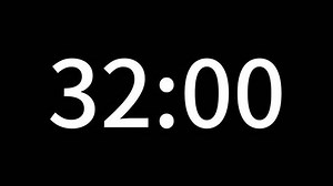 Countdown Timer 32 Minute 31 Minute Stock Footage Video (100% Royalty-free) 3812316139 | Shutterstock