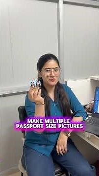 ✅Create Multiple Passport Size Photos in MS Word #msword #trendingshorts #passportphoto #picture