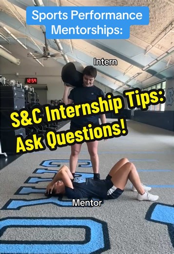 S&C Interns: ASK EVERY QUESTION YOU CAN! I’ve now completed 4 internships, 2 of which were at Division 1 institutions, and I wouldn’t have learned half as much if I didn’t ask questions. Sure, most internships will have a built in curriculum, but there’s only so much you can learn in those classroom sessions. Be HUNGRY for information, and DON’T assume you know everything. Even if you THINK you know the answer, ask anyway. As an intern, you’re executing the Staff’s programs. You should learn how