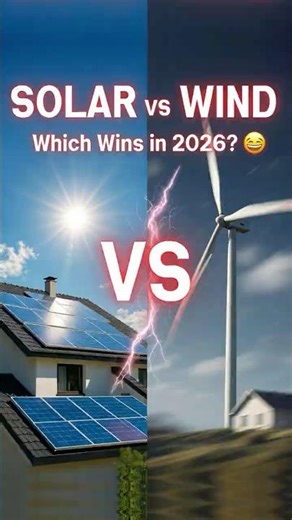 Solar Panels vs Wind Turbines – Which One Actually Wins in 2026? 🔥