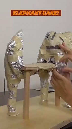 Watch This Elephant Cake Come to Life! #cake #cakeart #cakedecoration #elephant #birthdaycake #howto #viralreels #reels | Genius Inventions