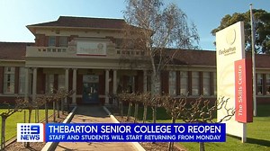 Thebarton Senior College will reopen on Monday, with authorities confident the risk of a coronavirus cluster linked to the school is reducing. #9News | Nightly at 6.00pm | 9 News Adelaide