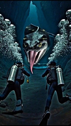 Monster Python Inside Submarine 😱 #ViralVideo #python #attack #AI #reels | Geneva D. Brown