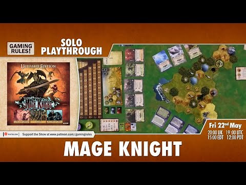 Mage Knight - Solo Playthrough with Paul Grogan
