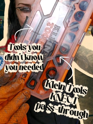 Is it.... a ratchet?! A ratcheting wrench?!! This is the @Klein Tools KNECT 1/4-Inch Drive Impact-Rated Pass Through Socket Set (part # 65300!) and I'd argue that it's the best of both worlds! Find this in my Amazon storefront (linked in my bio!) or at your local Lowe's hardware store! #toolsofthetrade #MechanicTips #ToolReviews #cartok #KleintoolsPartner