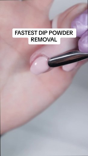 Follow this tutorial for the fastest, easiest dip powder removal #shortnails #shortnailinspo #dippowder #dippowdertutorial #nailart #diynails #nailathome #dippowder #dippowdernails #diynails #nailtutorial #dippowdertutorial #nailtips #nailtipsandtricks