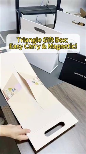 Box or Bag? Why not both! 🚀 One-piece Foldable Triangle Box