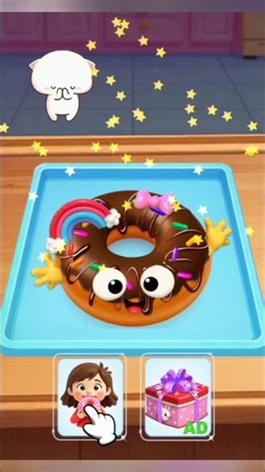 donut Cake Maker game| cooking game |kitchen set game |