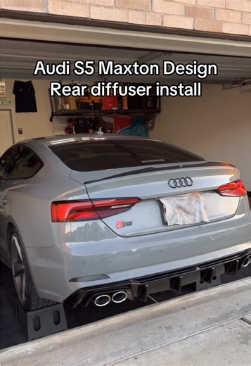 Installing Maxton Design Rear Diffuser on Audi B9 S5