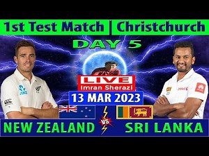 New Zealand vs Sri Lanka | NZ vs SL | 1st Test Match Day 5 | Cricket Info Live Commentary