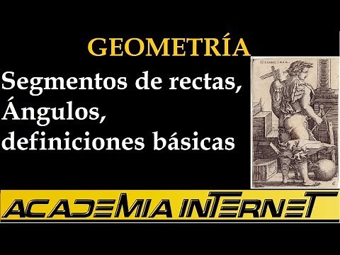 Geometry, line segments and angles, basic definitions