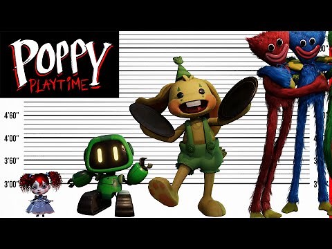 Poppy Playtime Height Size Comparison | Biggest Characters