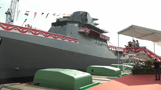 50K views · 352 reactions | WATCH: The Republic of Singapore Navy launches its 7th Littoral Mission Vessel Dauntless. (Video: MINDEF) | CNA | Facebook