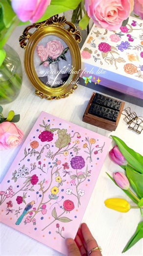 Hand-Painted Spring Journals Launch Announcement