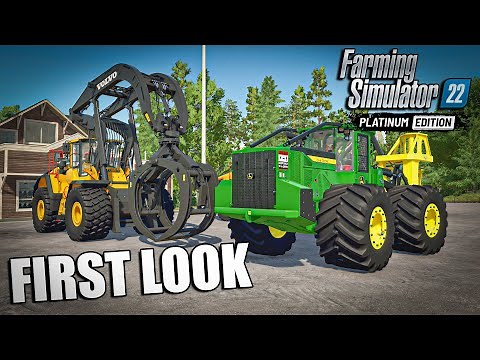 Farming Simulator 22 Platinum Edition - FIRST LOOK & Gameplay!